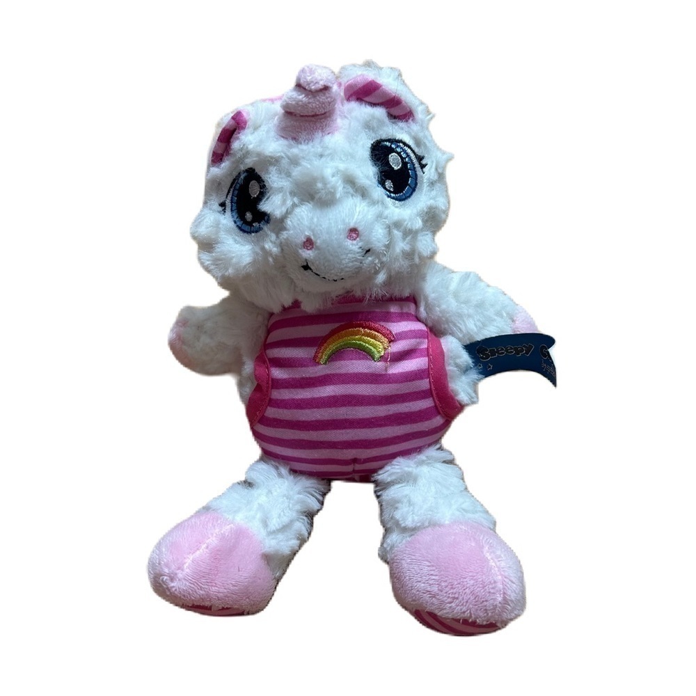 Dandee Sleepy Caps Cuddly Toy Plush Stuffed Animal Fyala Unicorn Dan Dee